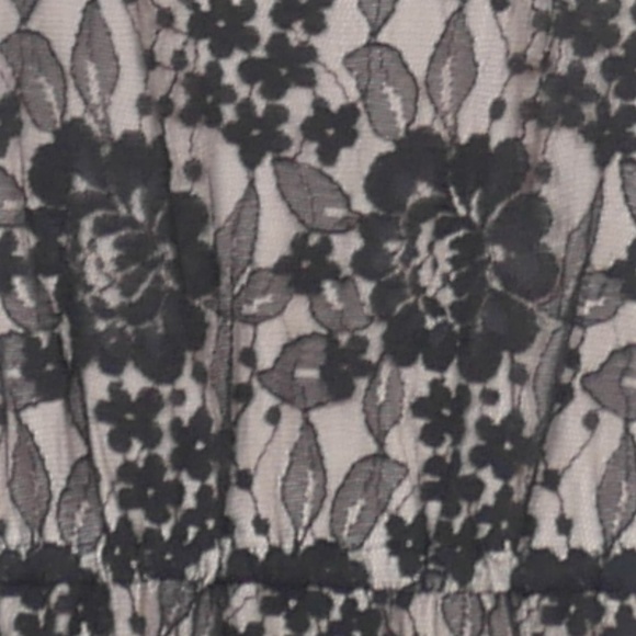 Express black + nude sleeveless lace short dress - Picture 5 of 8